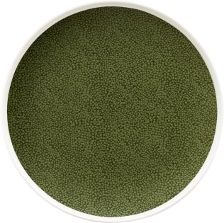 Teller flach rund coup 25 cm Pearls Greens Porzellan