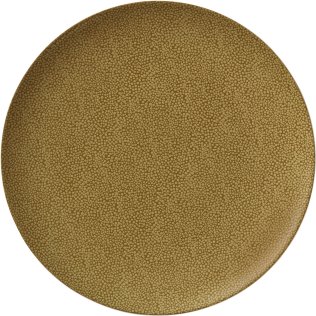 Teller flach rund coup 21 cm Pearls Olive Porzellan