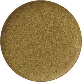 Teller flach rund coup 31 cm Pearls Olive Porzellan