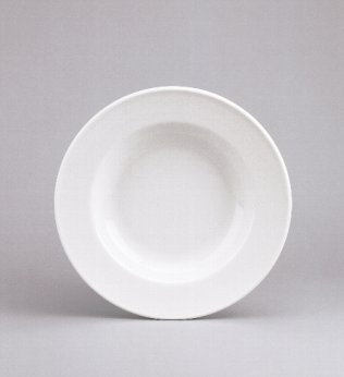 Teller tief Fahne B 23 cm weiß Form 98 Porzellan