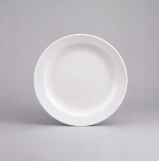 Teller flach Fahne A 17 cm weiß Form 98 Porzellan