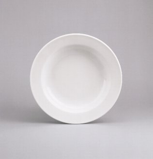 Teller tief Fahne A 23 cm weiß Form 98 Porzellan