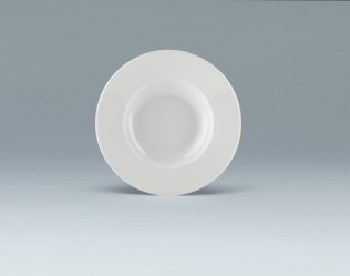 Teller tief Fahne 24 cm weiß Fine Dining 900 Porzellan