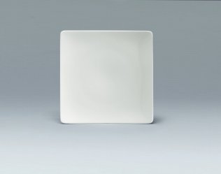 Teller flach coup eckig 24 cm weiß Fine Dining 900 Porzellan
