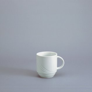Kaffeebecher 0,28 l weiß,Donna Porzellan