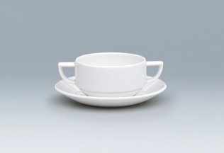Suppentasse K 0,28 l stapelbar weiß Character Porzellan