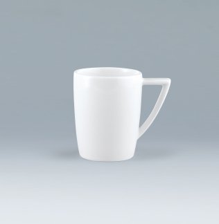 Kaffeebecher 0,30 l weiß Character Porzellan