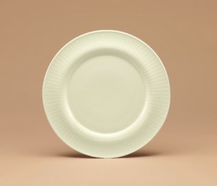 Teller flach Fahne 31 cm Struktur weiß Generation