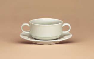 Suppentasse K 0,28 l stapelbar weiß Generation Porzellan