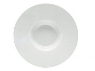 Gourmetteller tief Fahne 30 cm weiß Connect Porzellan
