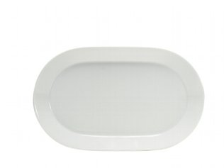Platte coup oval 25 cm weiß Connect Porzellan