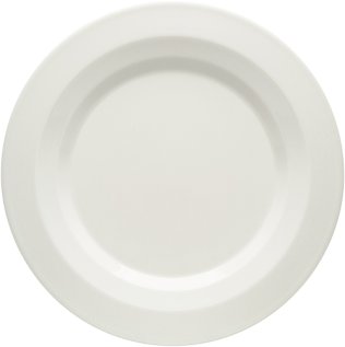 Teller flach Fahne 29 cm Allure bonewhite Porzellan