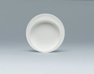 Komfortteller 23 cm weiß, Donna Senior Porzellan
