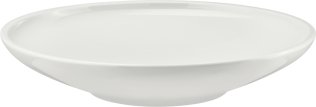 Teller tief coup glatt 21 cm weiß Shiro Porzellan