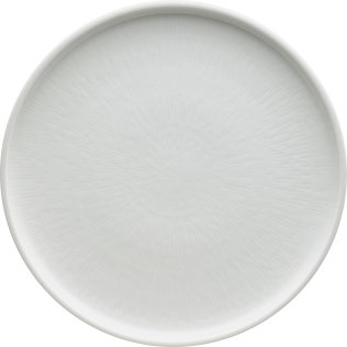 Teller flach coup Struktur 28 cm weiß Shiro Porzellan