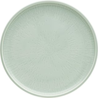 Teller flach coup Struktur 24 cm FROST Shiro Glaze Porzellan