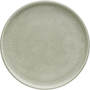 Teller flach coup Struktur 28 cm STEAM Shiro Glaze Porzellan