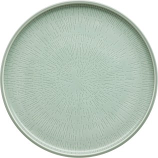 Teller flach coup Struktur 28 cm FROST Shiro Glaze Porzellan