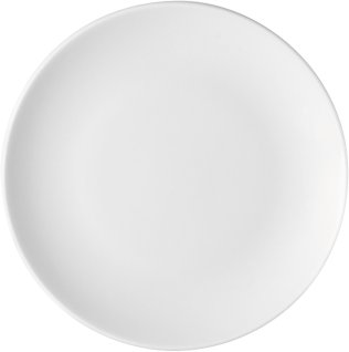Teller flach coup 30 cm weiß Unlimited Porzellan