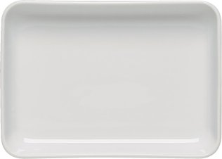 Platte rechteckig 16x12cm weiß, AIRFLOW