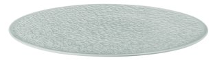 Teller flach 33 cm Vollrelief NORI arktisblau
