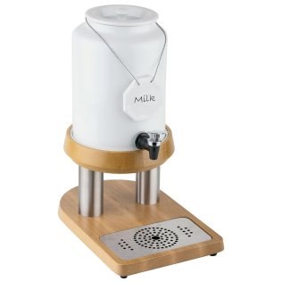 Milchkanne TOP FRESH Wood 4 l Edelstahl
