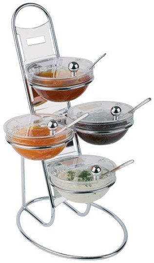 Buffet-Leiter LITTLE Set 3- stufig 300 x mm