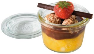 Weck-Glas mit Deckel 80 ml 12er-Pack