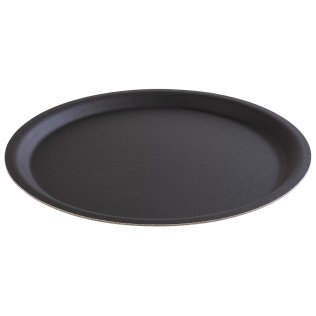 Serviertablett HAPPY HOUR Ø 32 cm schwarz