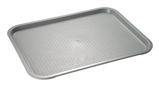 Fast Food Tablett 35 x 27 cm grau