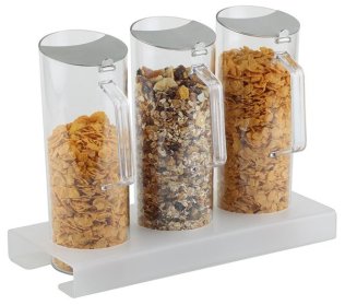 Cerealien-Bar 4-teilig flach 380 x 170 mm
