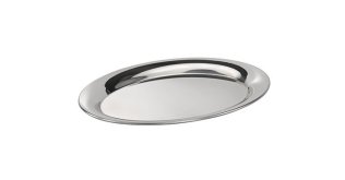 Serviertablett KAFFEEHAUS 19 x 15 cm Edelstahl