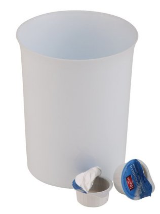 Tischabfallbehälter 113 x mm Weiß