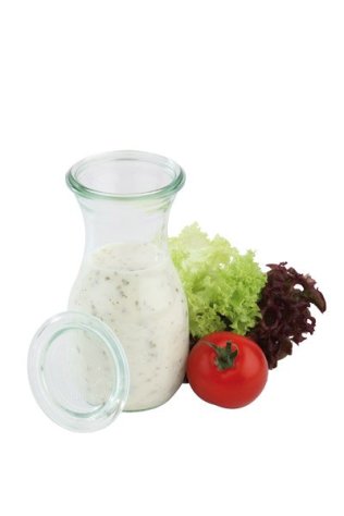 6er Set Weck-Saftflasche mit Deckel, 0,25 Liter