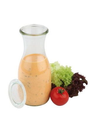6er Set Weck-Saftflasche mit Deckel, 0,5 Liter