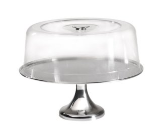 Abdeckhaube geschlossen Ø 33 cm Höhe 12,5 Transparent