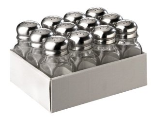 Allzweckstreuer 13 Löcher, 12er Set Glas