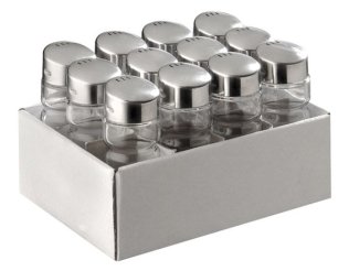 Allzweckstreuer 3 Löcher, 12er Set Glas