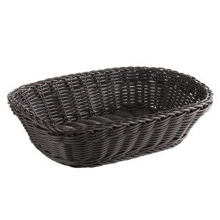Korb rechteckig 26,5 x 19cm schwarz