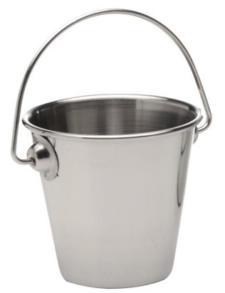 Servier- / Saucen-Eimer 4er Set 70 x mm Edelstahl
