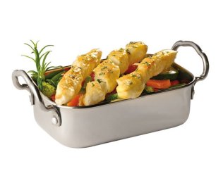 Mini-Servierpfanne 175 x 95 mm Edelstahl