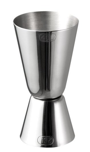 Cocktail-Doppelmaß 45 x mm Edelstahl
