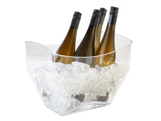 Wein- / Sektkühler klar 315 x 215 mm