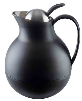 Isolierkanne 1,0 l ECONOMY schwarz Edelstahl