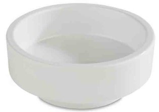 Bento Box -ASIA PLUS- Ø 7,5 cm flach weiß/weiß