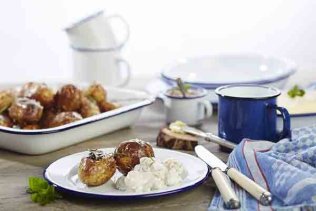 Teller flach Ø 20 cm -ENAMELWARE-
