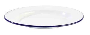 Teller flach Ø 26 cm -ENAMELWARE-