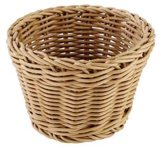 Korb rund Ø 13 cm braun
