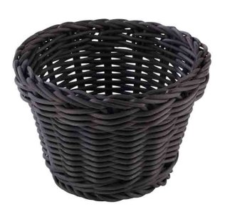 Korb rund Ø 13 cm schwarz