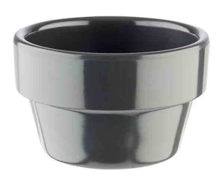 Schale -FLOWER POT- Ø 6 cm grau